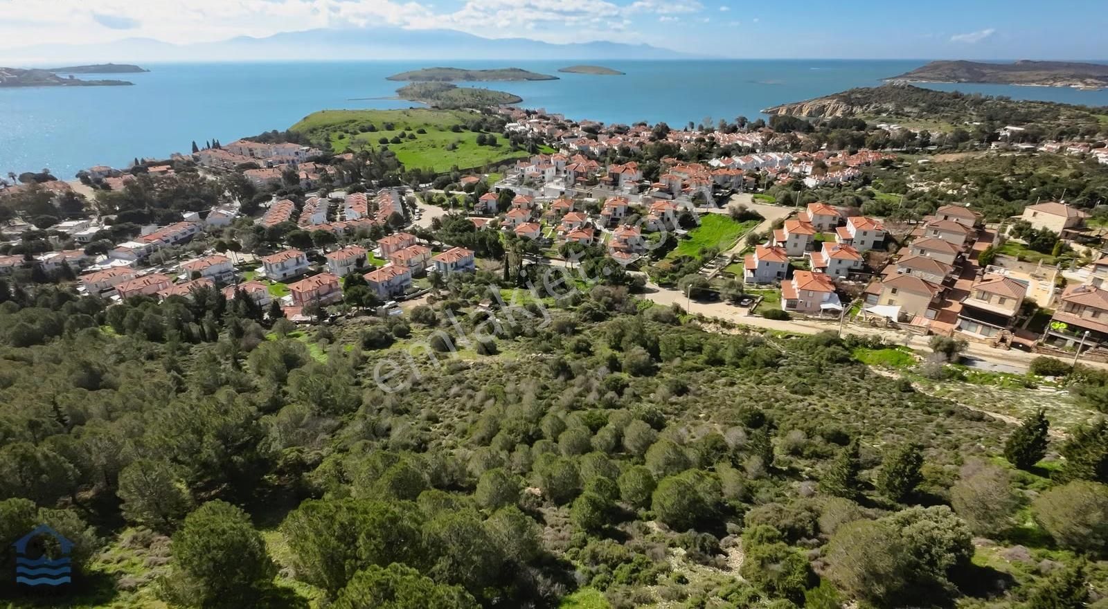 Eski Foça Merkezde Satılık Tarla Deniz Manzaralı, Yola Cepheli - Görsel 6