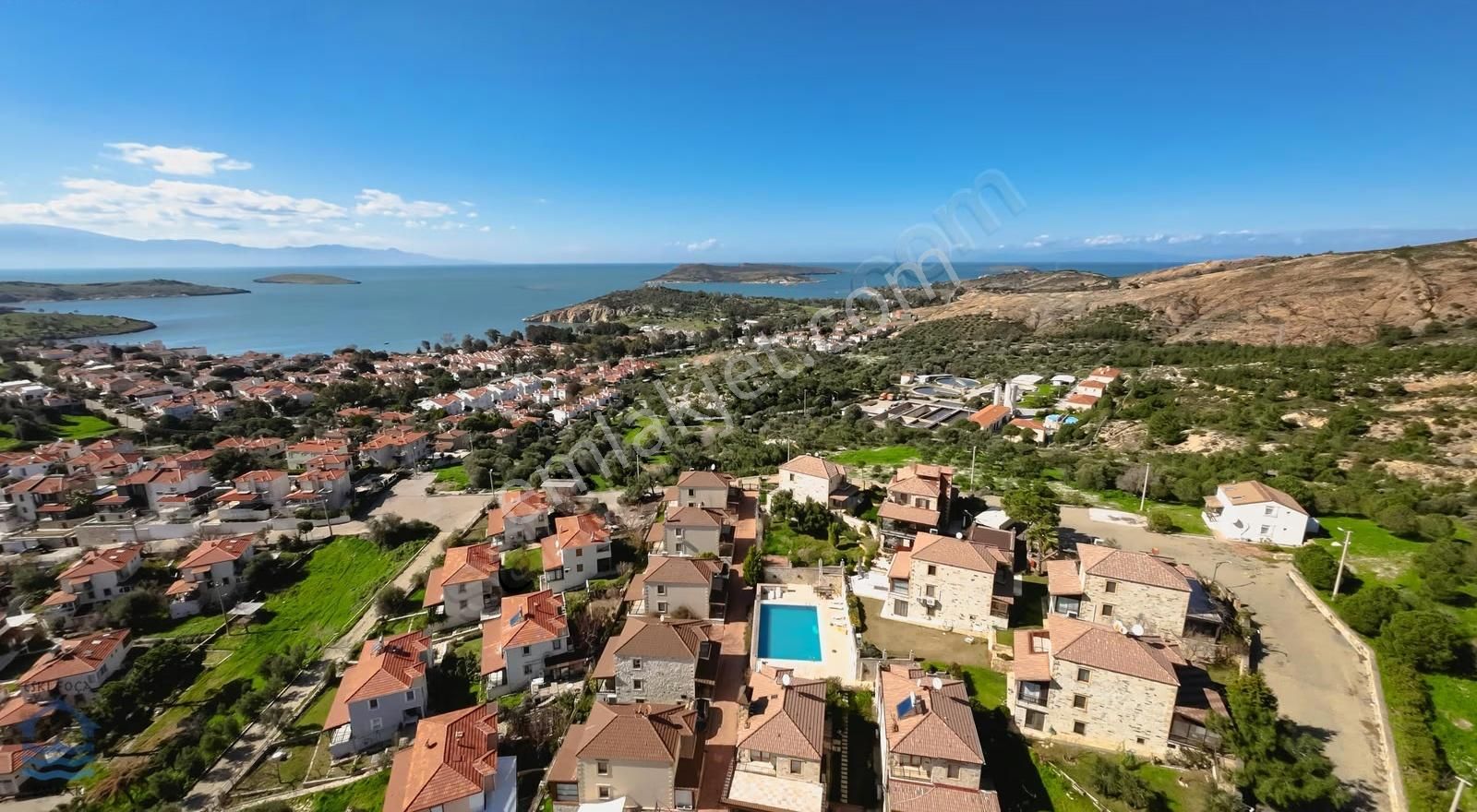 Eski Foça Merkezde Satılık Tarla Deniz Manzaralı, Yola Cepheli - Görsel 13