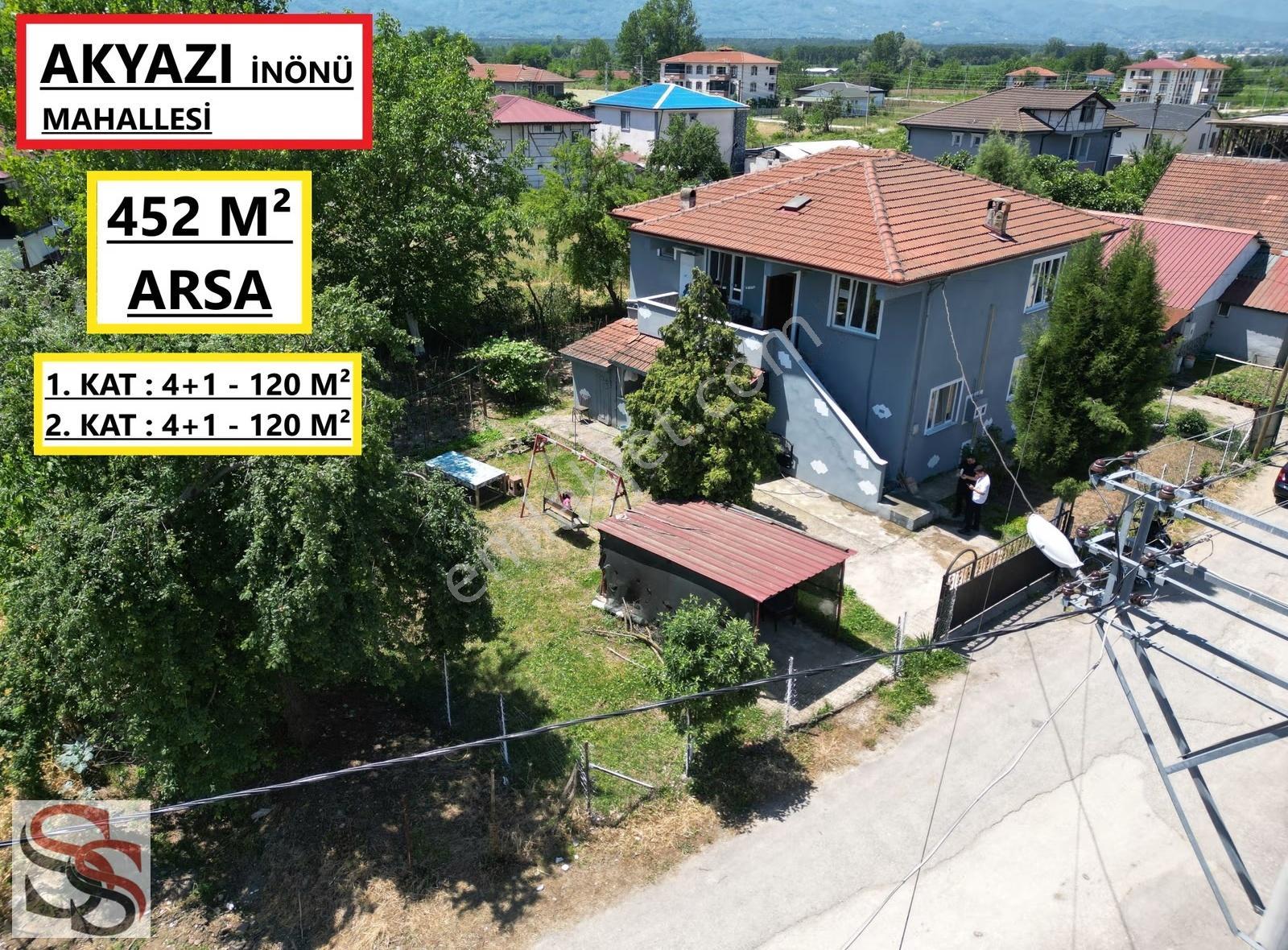 Akyazı Muhteşem Konumda 452 M² Arsa İçinde 2 Katlı Müstakil Ev