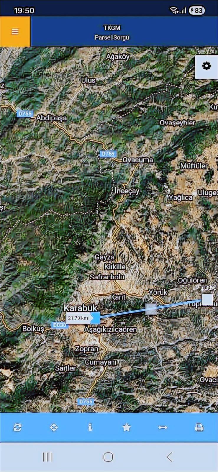 Karabük Safranbolu Toprakcuma Mah 2785 M2 En Uygun Tarla 260 Bin - Görsel 4