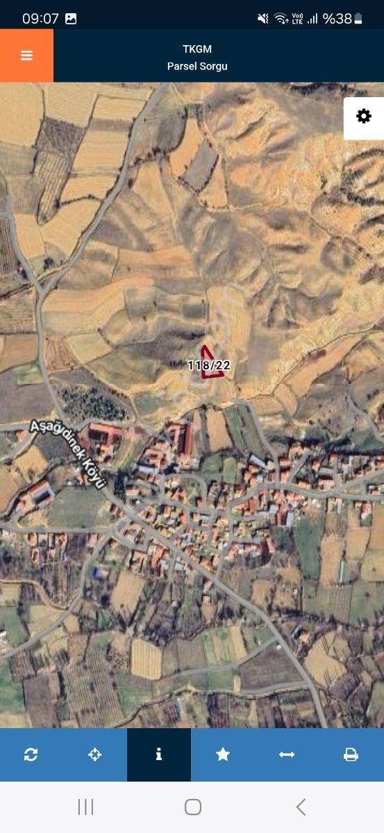 Isparta Şarkıkaraağaç Aşağdinek 973 Köy İçi Elektrik Yol Su Var - Görsel 9