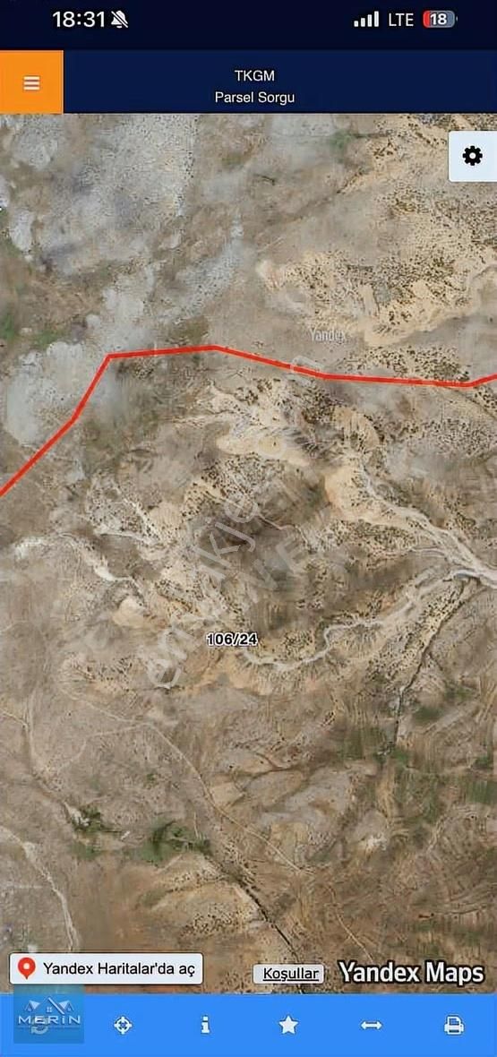 Burdur Merkez Kayış'da 277m2 Satılık Tarla - Görsel 4