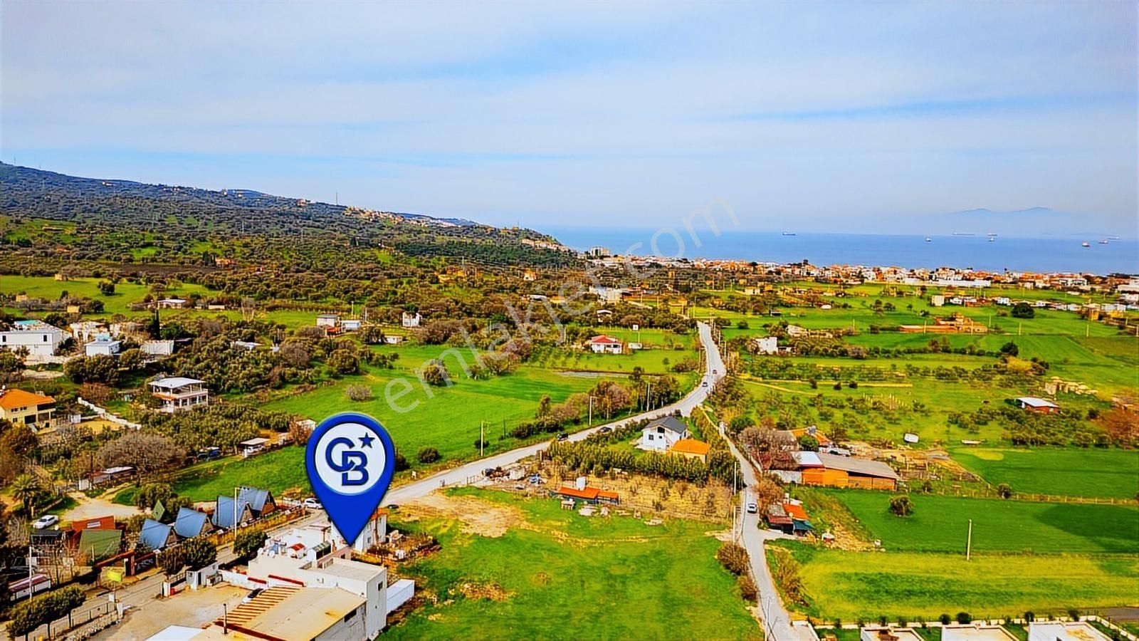 Foça Kozbeyli Köy Merkezinde Yol Üzeri Satılık Tarla - Görsel 24