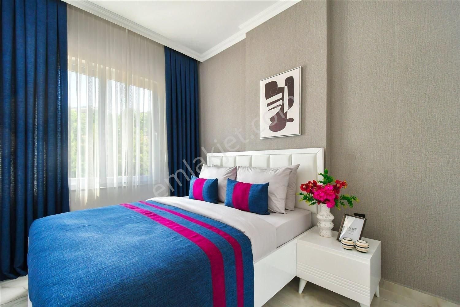 Alanya Avsallarda Sosyal Tesisli, Full Donanımlı 1+1 Sıfır Dair - Görsel 12