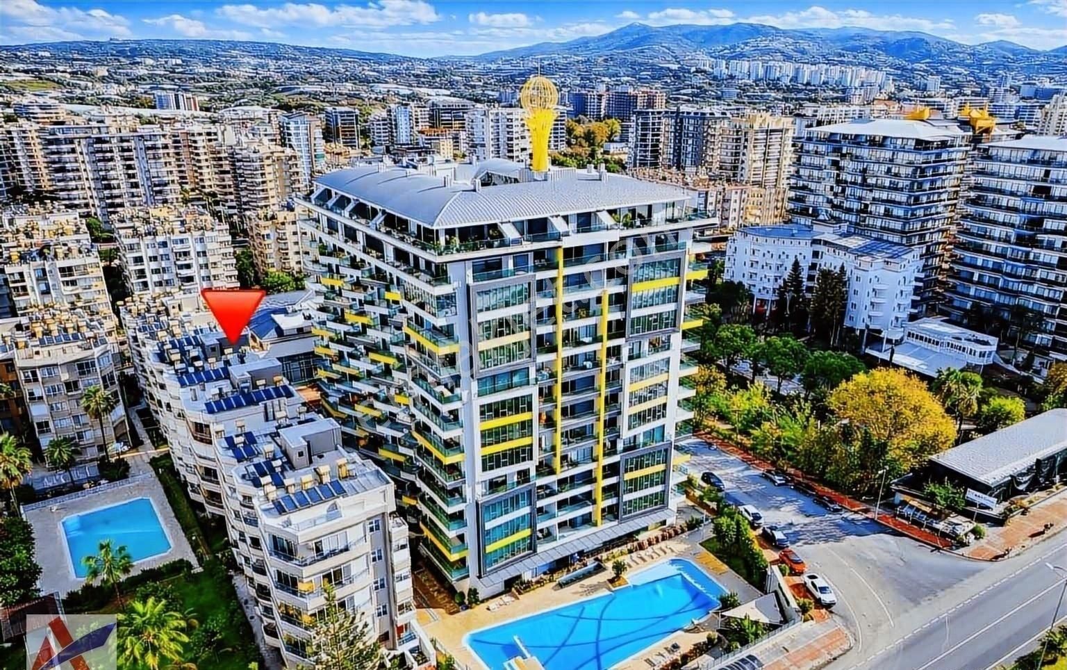 Mahmutlar'da Denıze Sıfır Sitede 2+1 Eşyalı Daire - Görsel 15