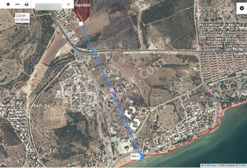 Aydın Didim De İmar Sınırında Denize 1 Km Mesafede Satılık Tarla - Görsel 2