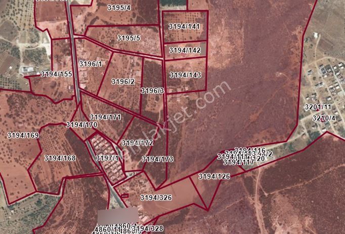 Aydın Didim De İmar Sınırında Denize 1 Km Mesafede Satılık Tarla