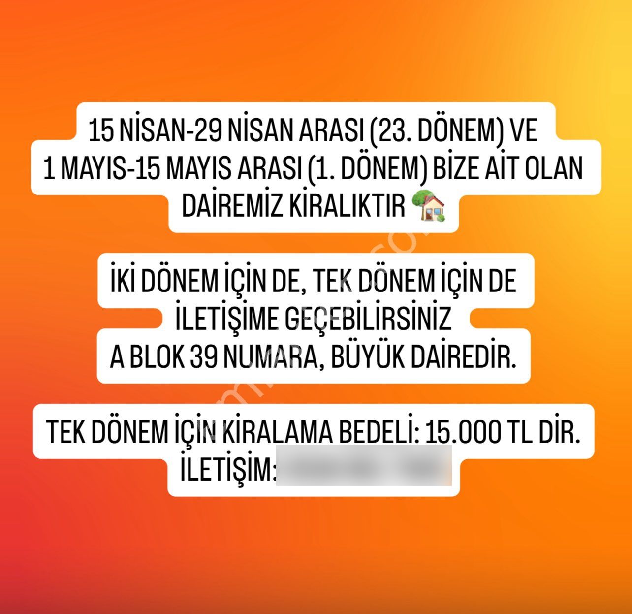 Balıkesir Edremit Entur Termal Dönemlik Devremülk Kiralık