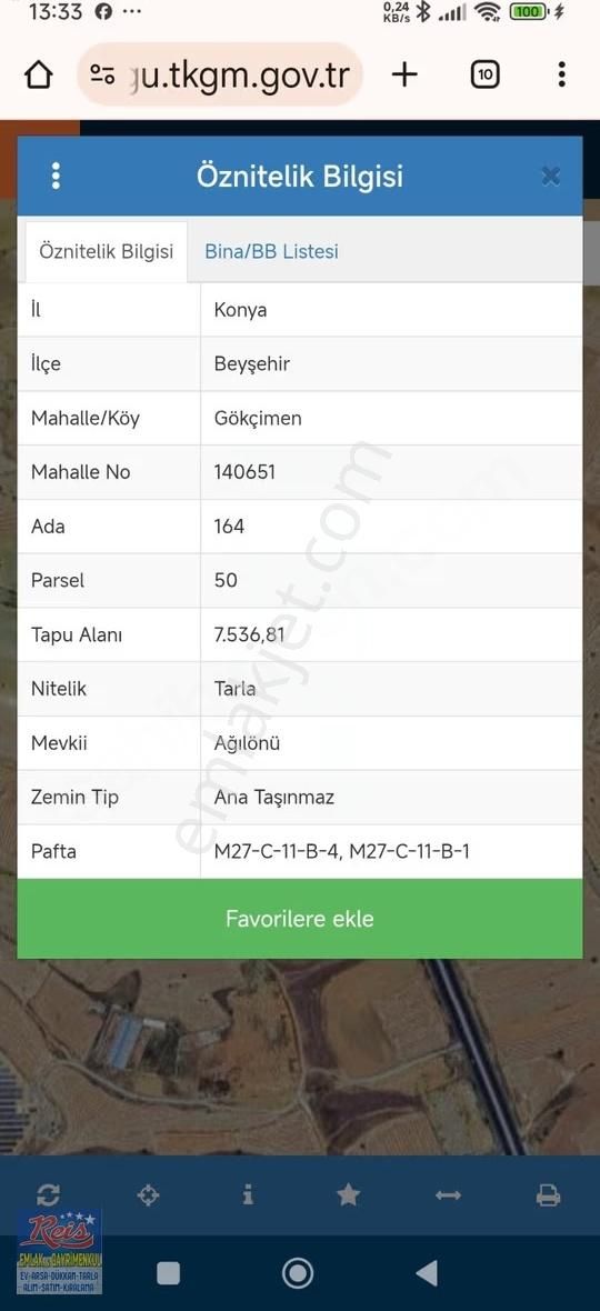 Beyşehir Gökçimen Mahallesin De Satılık Fırsat Tarla - Görsel 4