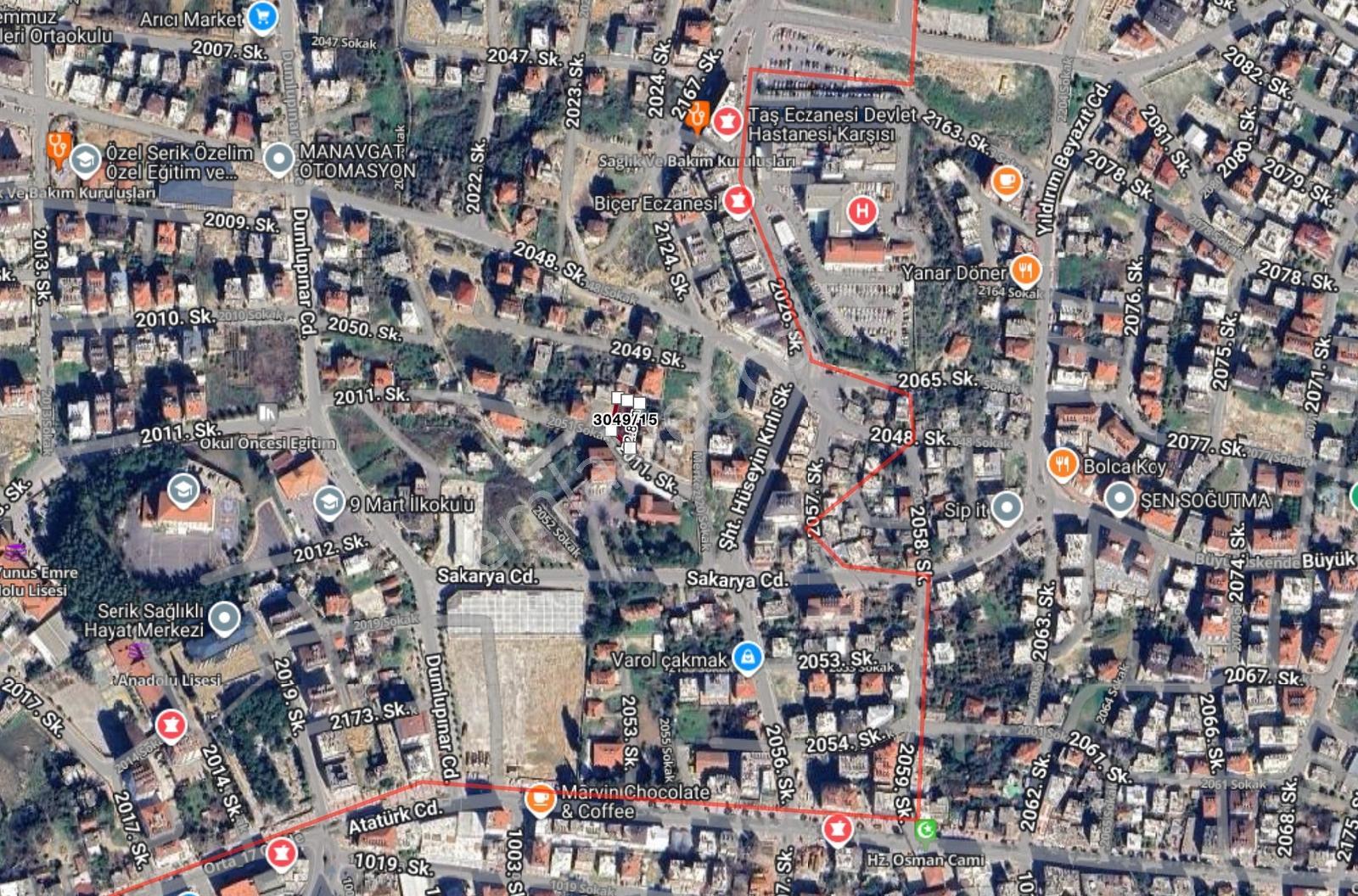 Antalya Serik Merkez'de Satılık Konut İmarlı Arsa - Görsel 2