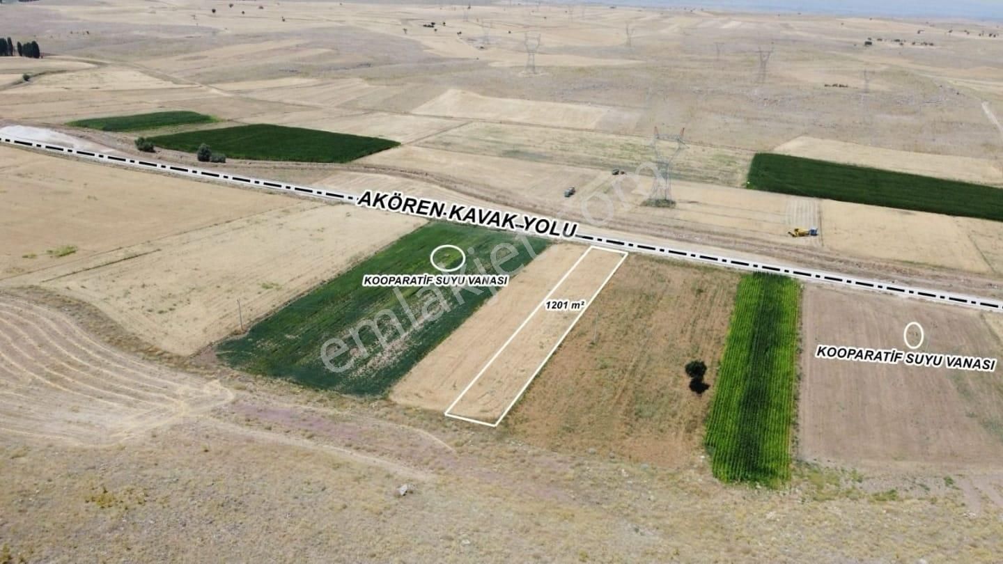 Akören Orhaniye'de 1.201 M² Asvalt Yola Sıfır Müstakil Tarla - Görsel 3