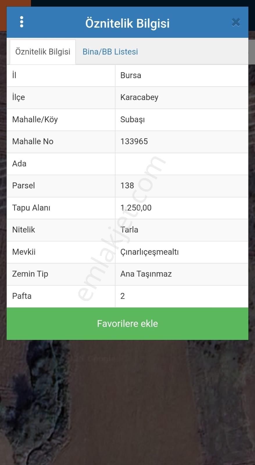 Karacabey 'de Yatırımlık,değerli Ve Huzurlu Konumda Tarla