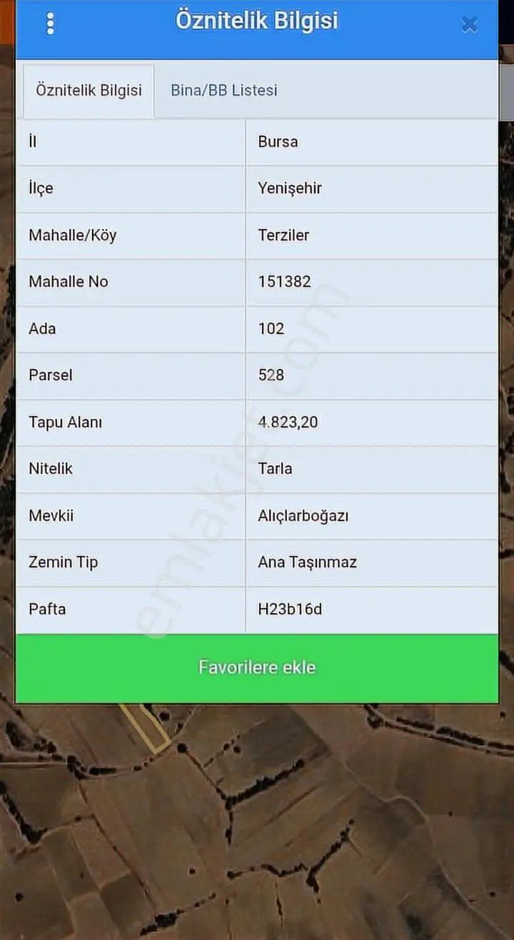 Dialog Prestij Yenişehir Terziler'de Yatırım İçin Fırsat Tarla - Görsel 4