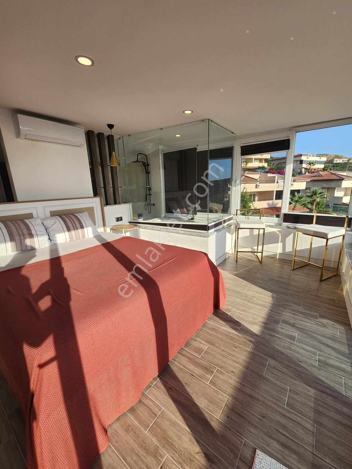 Alanya Kargıcak'ta 3+1 Deniz Ve Kale Manzaralı İkiz Villa - Görsel 26