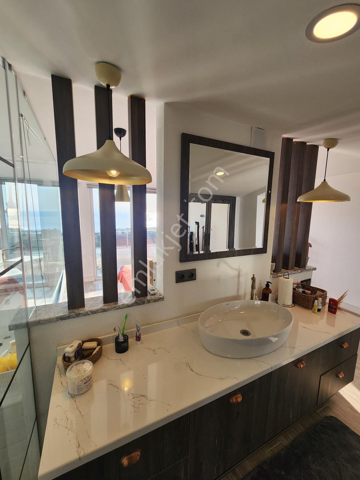 Alanya Kargıcak'ta 3+1 Deniz Ve Kale Manzaralı İkiz Villa - Görsel 4