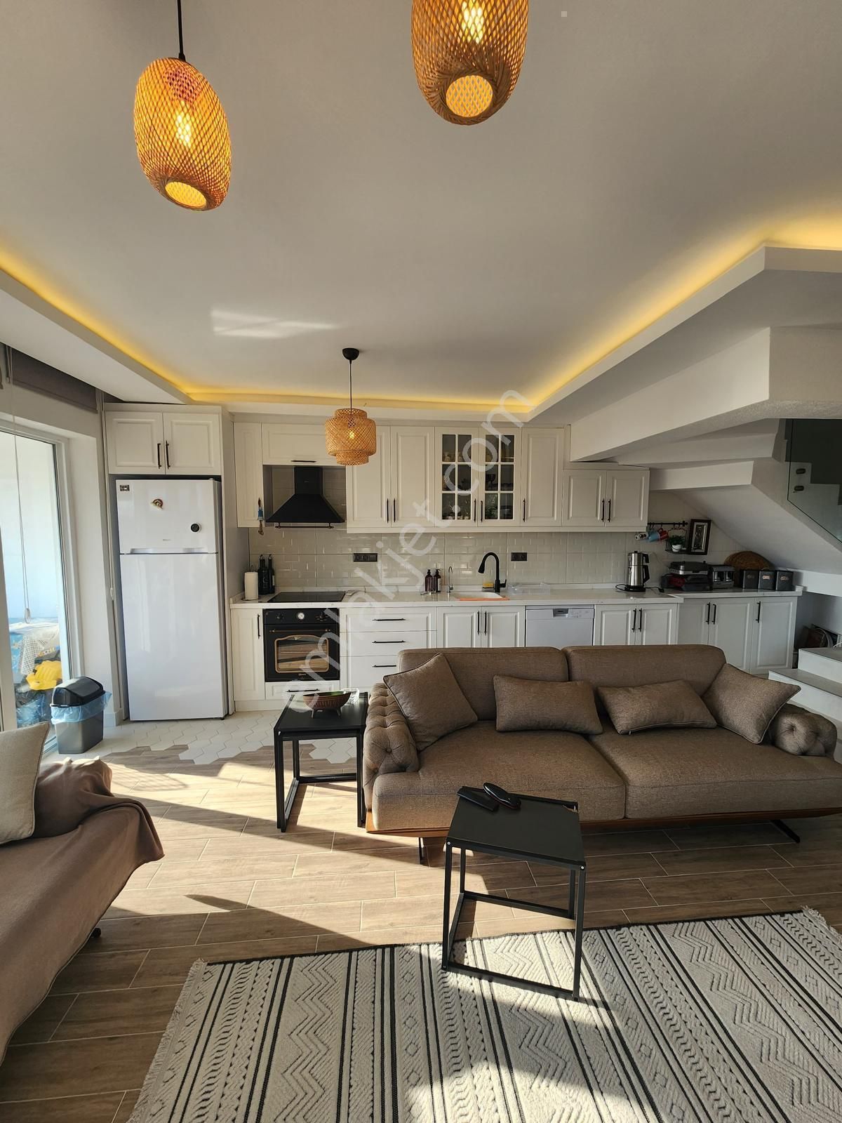 Alanya Kargıcak'ta 3+1 Deniz Ve Kale Manzaralı İkiz Villa - Görsel 22