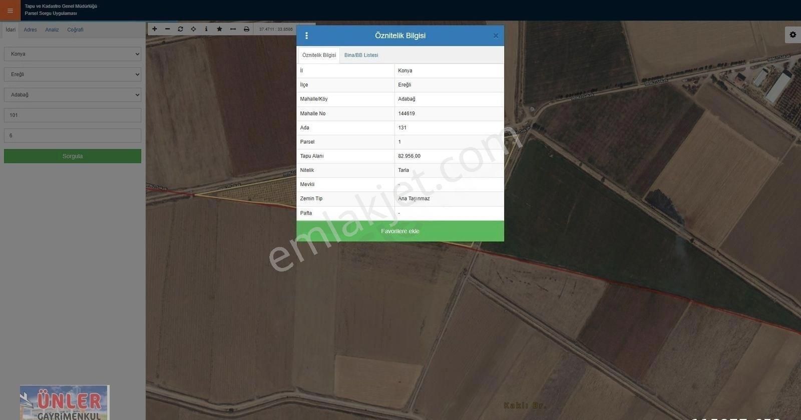 Adabağda 765 Dönüm Badem Bahçesi - Görsel 11