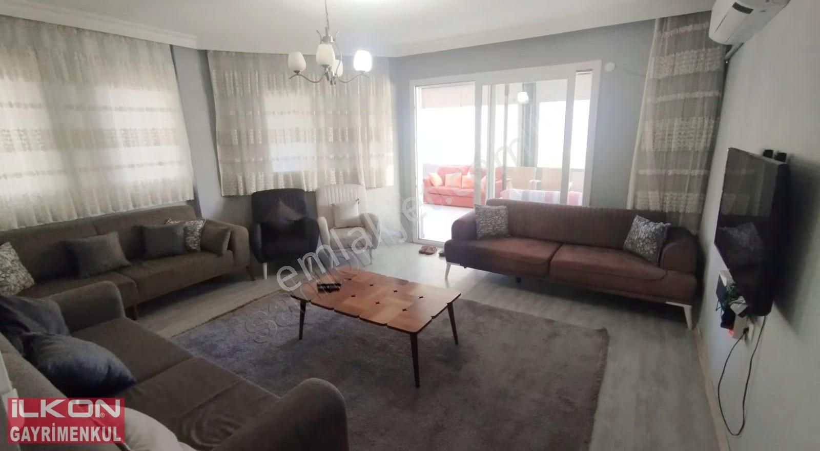 İlkon'dan Çalış Plajı'na 300 Metre Mesafede 2+1 Eşyalı Daire