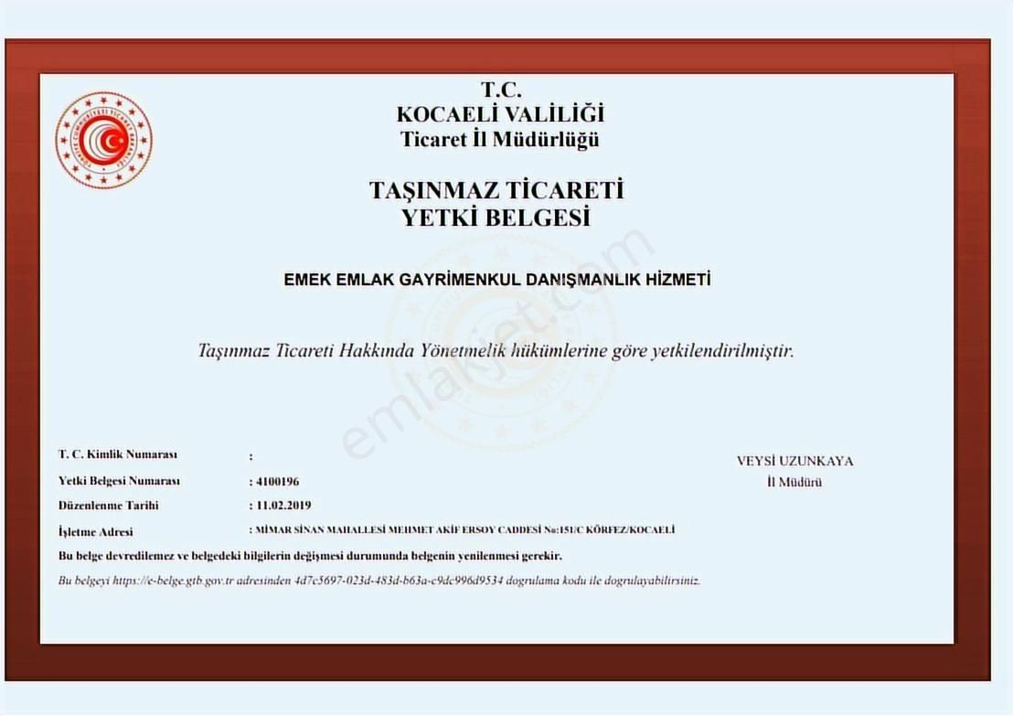 Emek Emlak'tan Mimar Sinan Mah.de Satılık Arakat Yeni Daire - Görsel 9