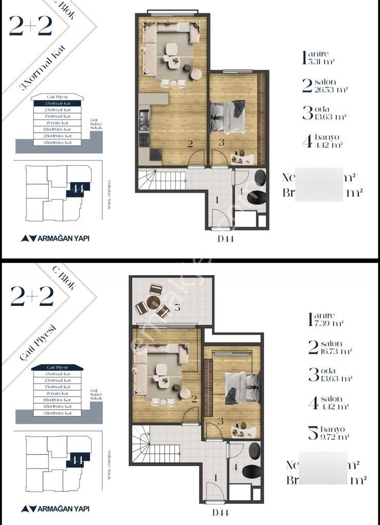 Üsküdar Altunizade'de Site'de 2+2 Net 105 M2 Dubleks Daire - Görsel 9