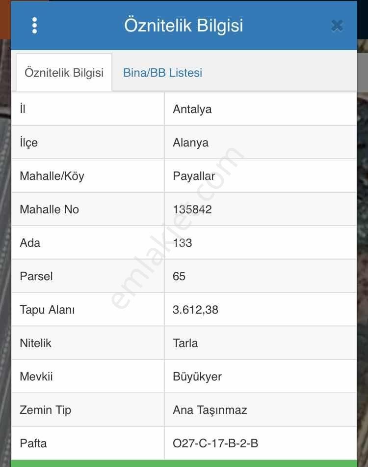 Alanya Payallar'da Anayola Sıfır Denize 400 Mt Yatırımlık Tarla - Görsel 3