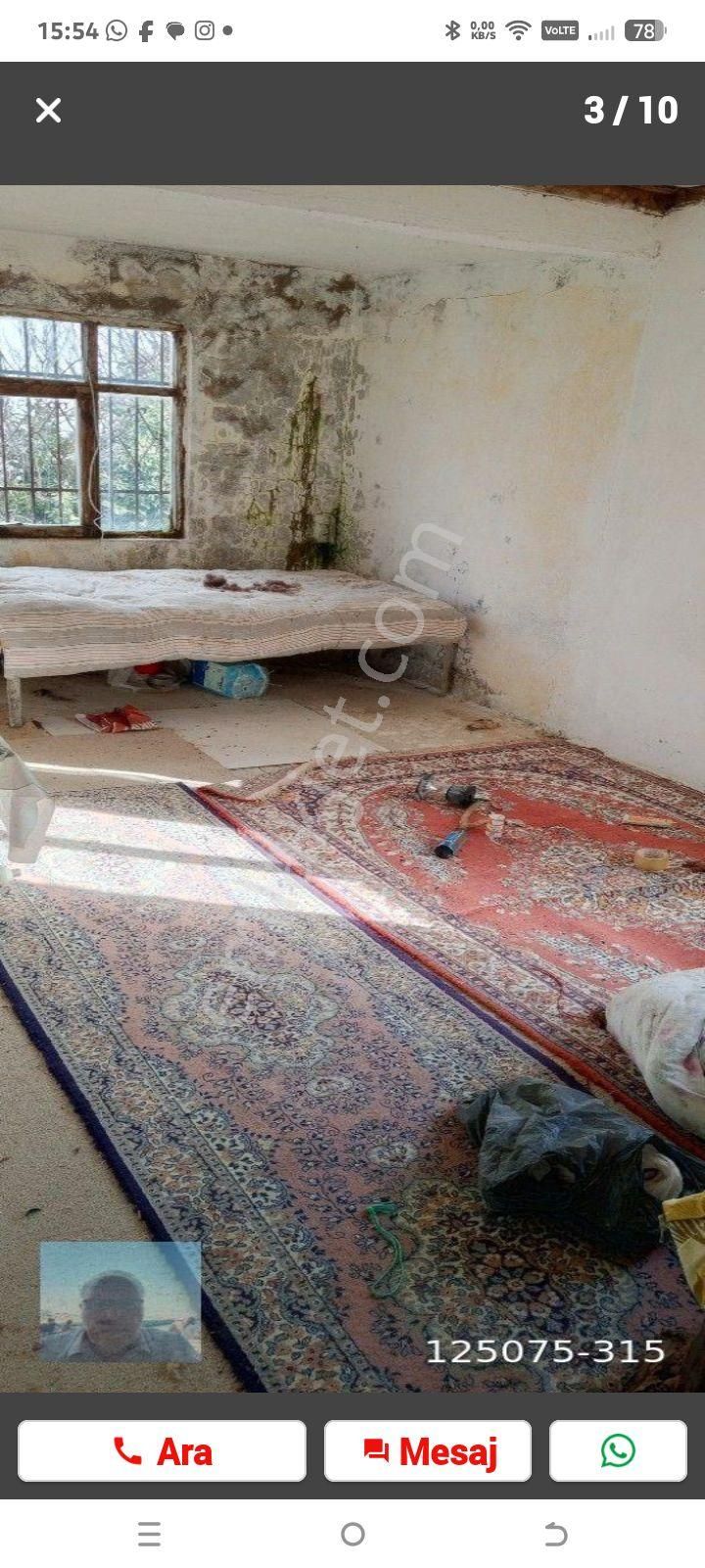 Perşembe Ortatepe J Köyünde Üzerinde İki Katlı Ev Olan Yedi Dönüm Arazi Satılık - Görsel 3