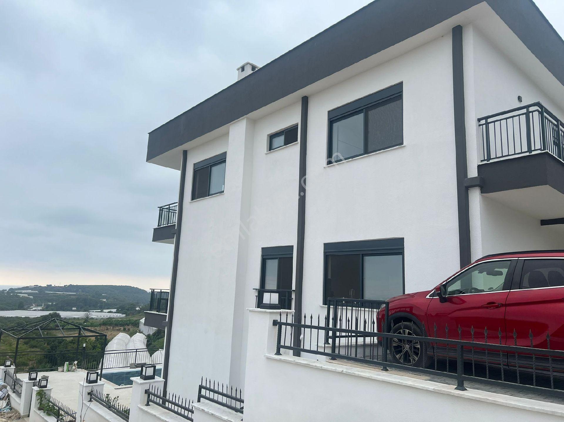 İncekum Da Deniz Manzaralı Havuzlu Villa - Görsel 9