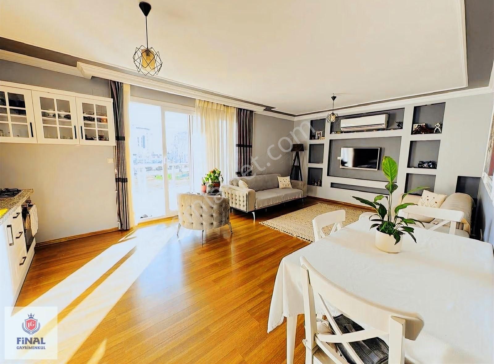 Finalden Gürselpaşada Yatay Mimari 2+1 Full Extralı