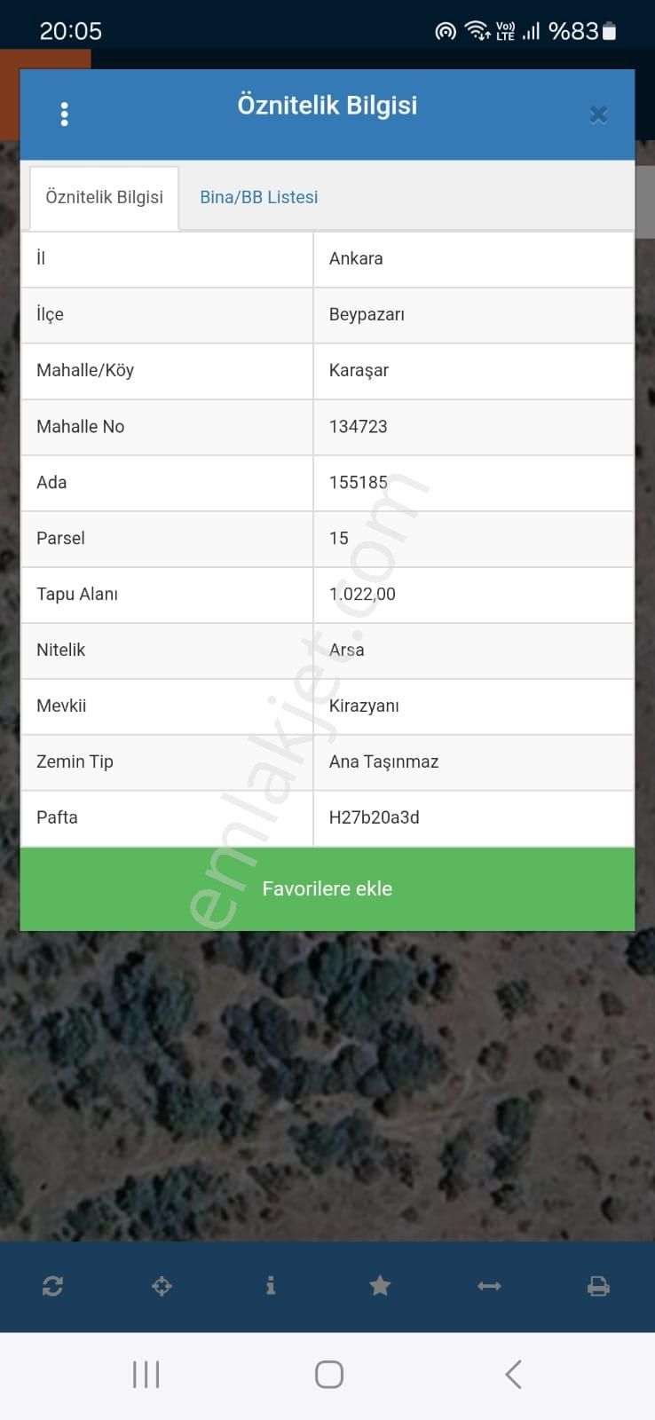 Ankara Beypazarı Karaşar Mah. 1022 M2 Konut İmarlı Arsa 980 Bin Tl - Görsel 10