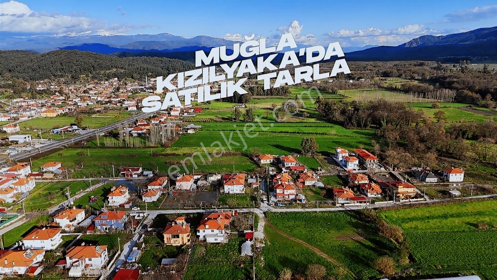 Muğla Kızılyaka'da Ana Yola Cephe 20,605m2 Satılık Tarla!