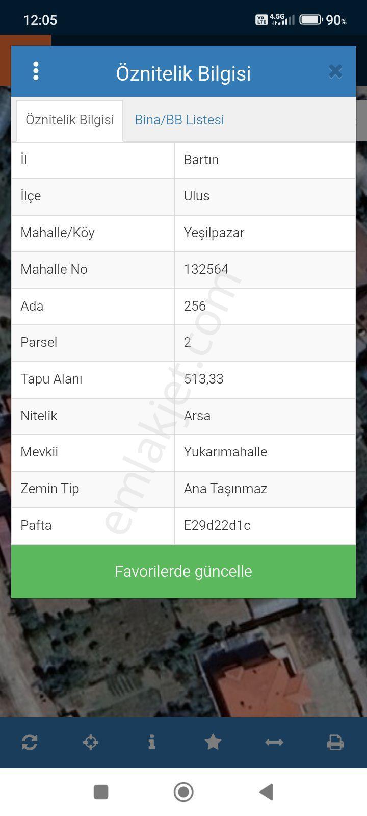 Sahibinden Fırsatlı İmarlı Parsel585