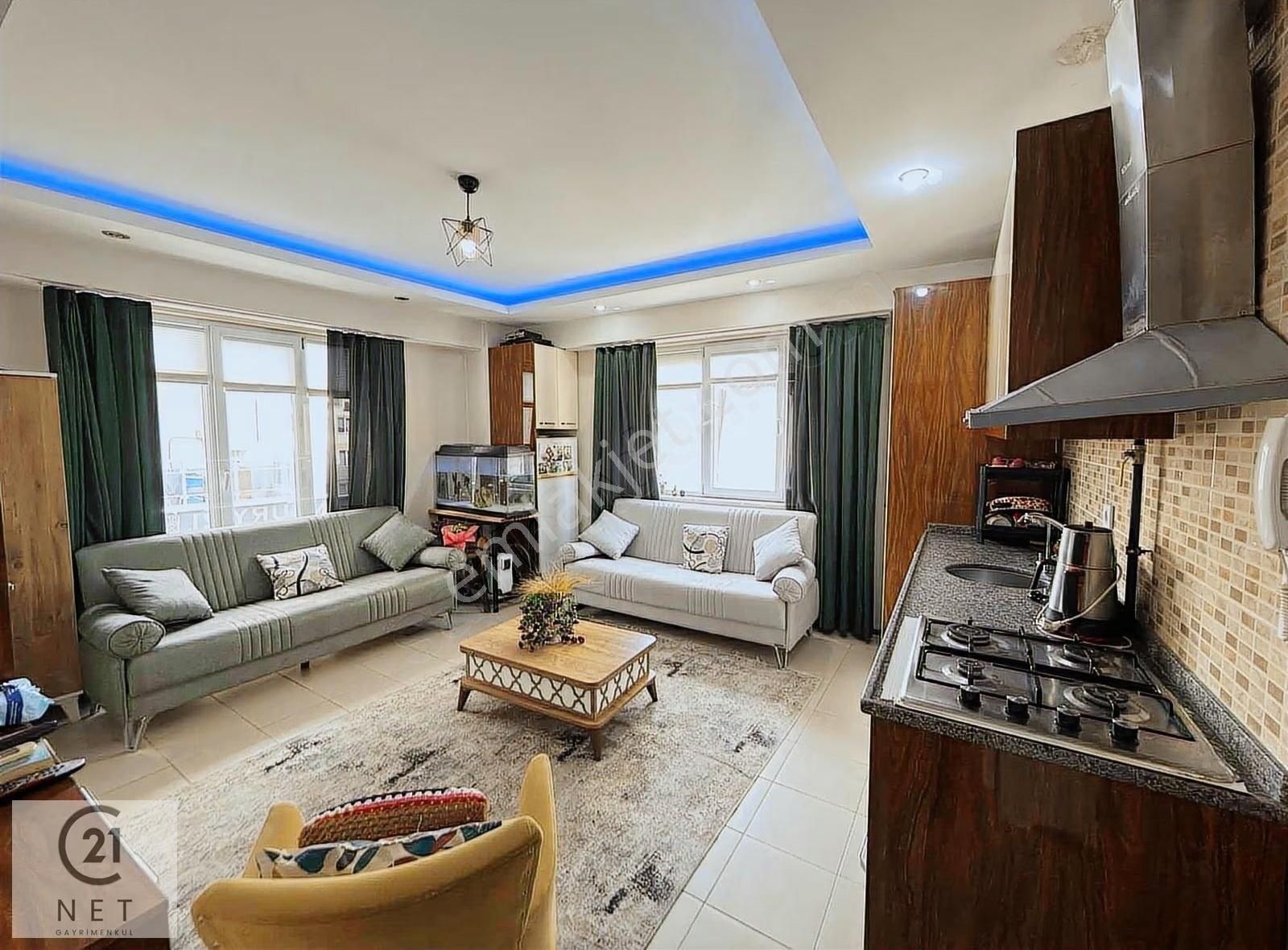 Century 21 Net'ten İncilipınar'da Ara Kat Eşyalı Balkonlu Apart - Görsel 19