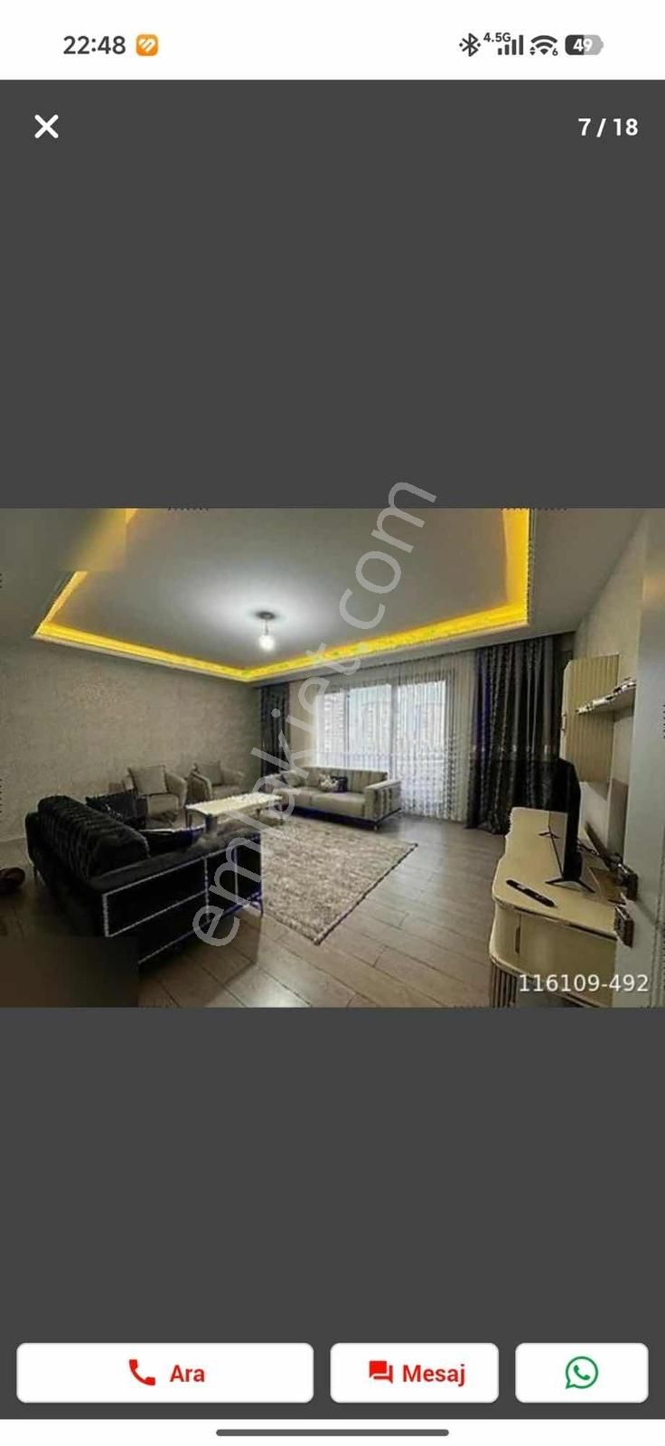 Rotasyon'dan 75 Yol Baran 75 Polat Sitesi Satılık Lüks Daire - Görsel 3