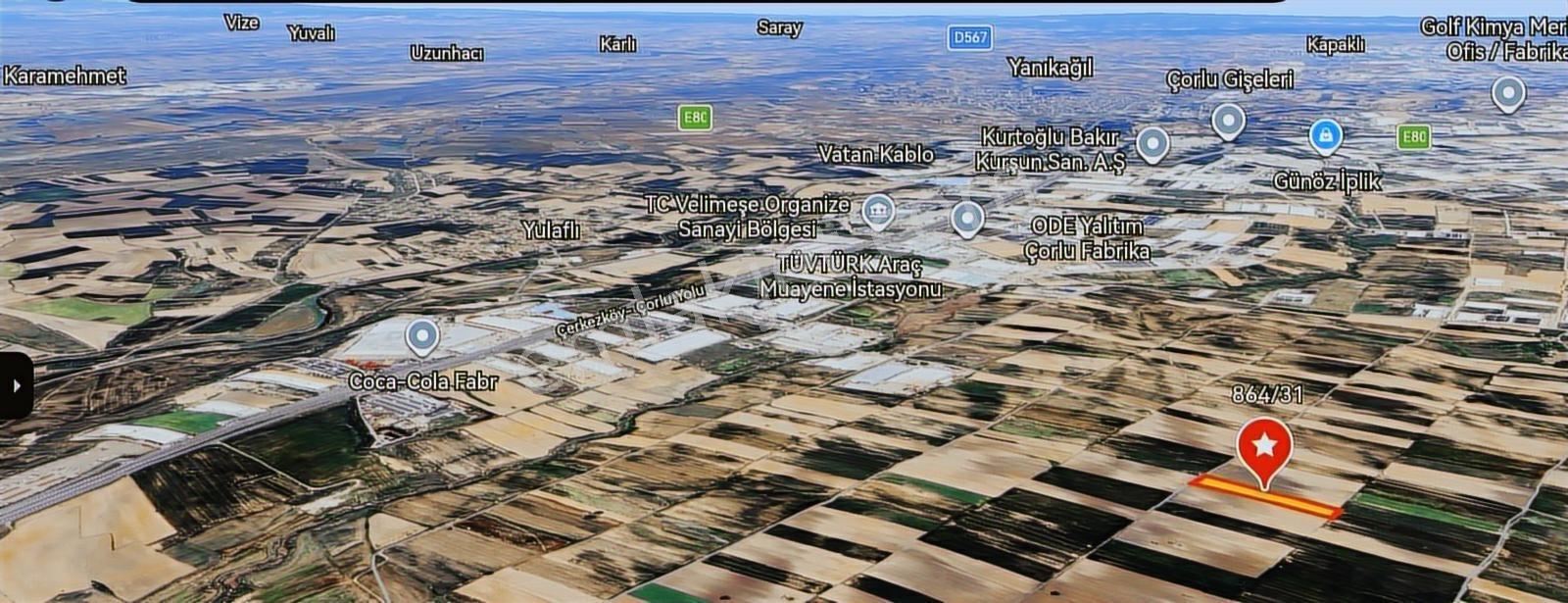 Velimeşe Osb Yakını 8.483.90m² Satılık Sanayi Potansiyelli Tarla - Görsel 7
