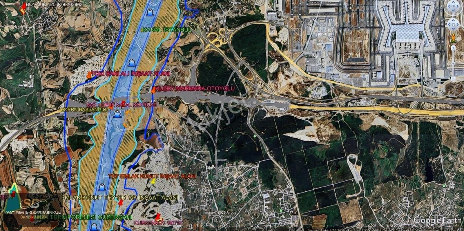 Dursunköy Thy Emlak Konut Yenişehir Evleri İçin'de 220 M2 Arsa - Görsel 3