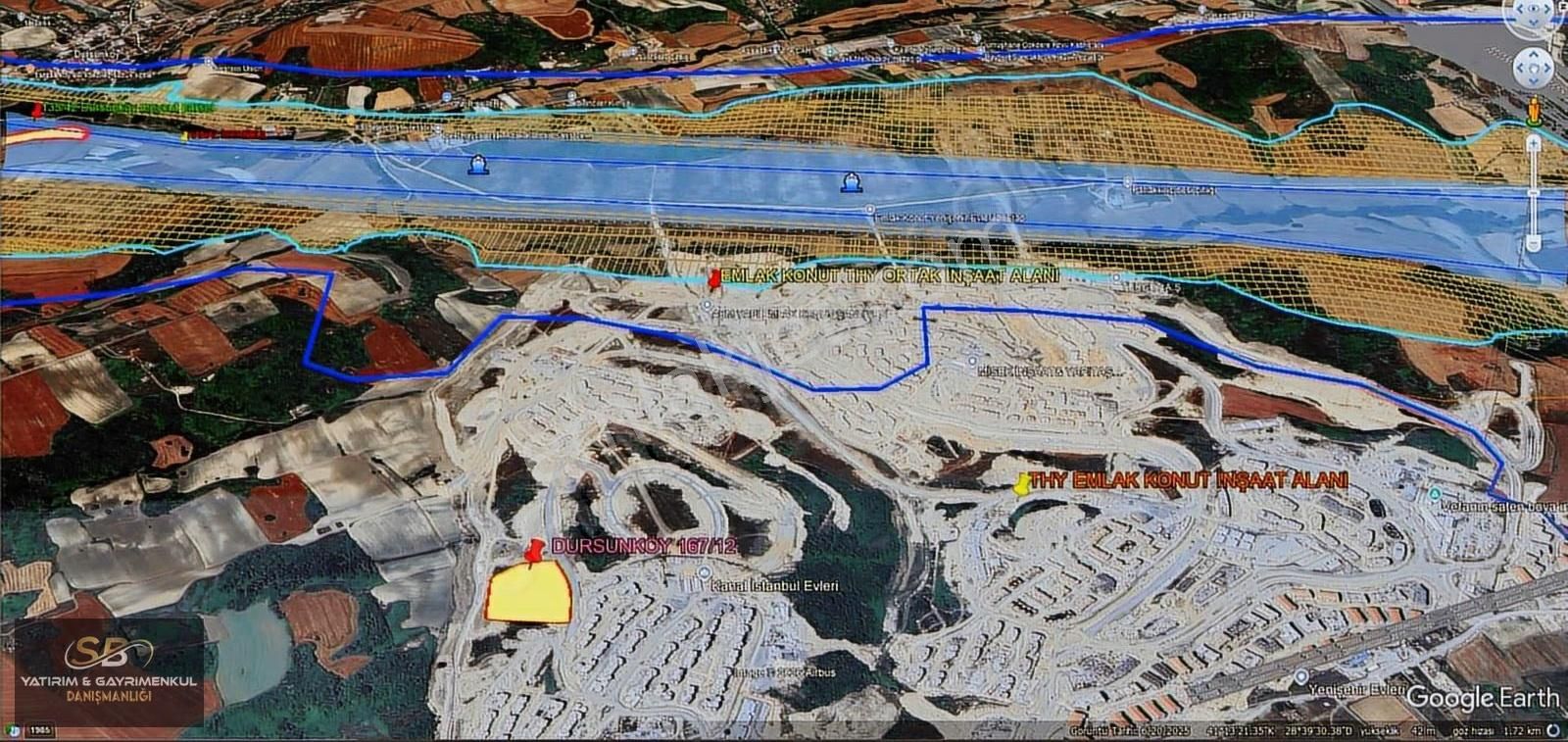 Dursunköy Thy Emlak Konut Yenişehir Evleri İçin'de 220 M2 Arsa - Görsel 20