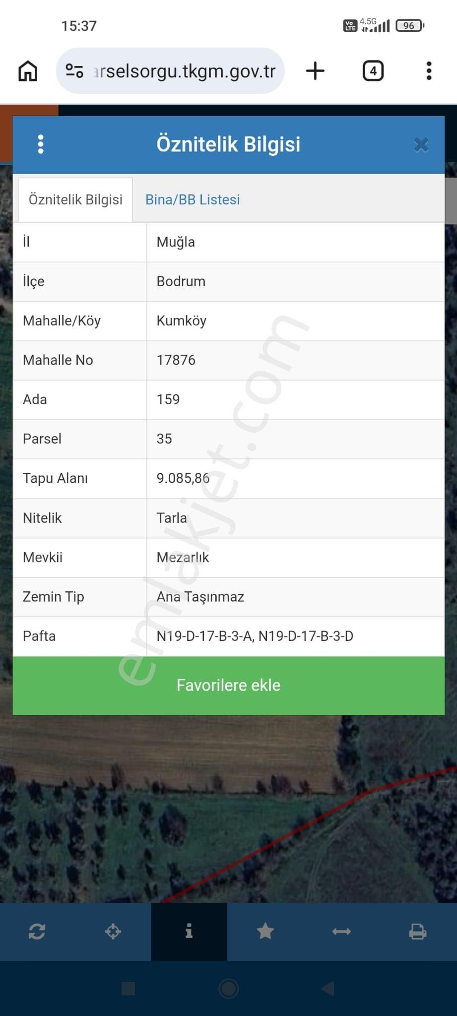 Yatırımlık Arsa Bodrum Kumköy - Görsel 3