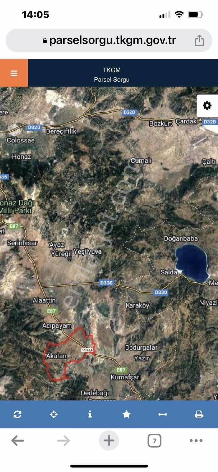 281mt.arazi.yolu Var .konumu İtibarıyla Mükemmel..tek Tapu. - Görsel 3