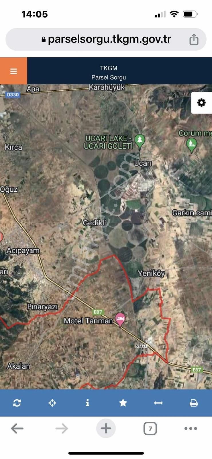281mt.arazi.yolu Var .konumu İtibarıyla Mükemmel..tek Tapu. - Görsel 4