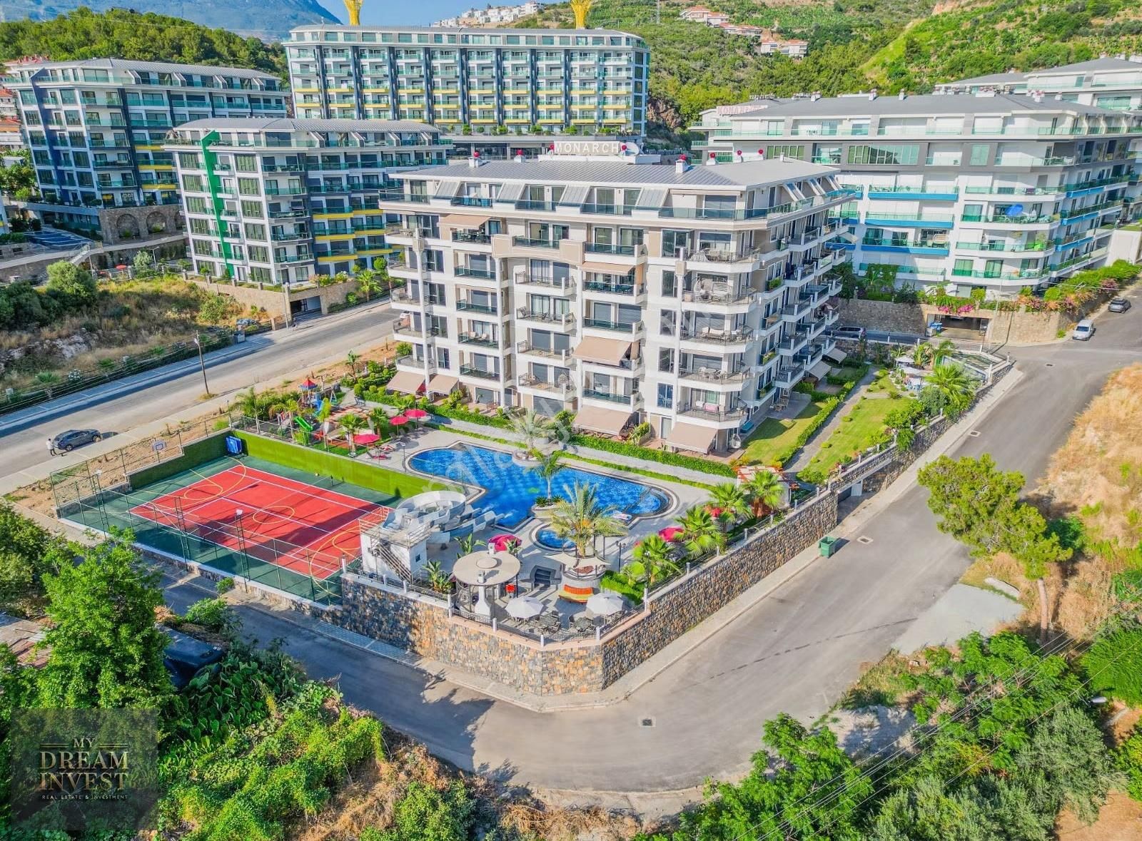 Kargıcak Monarch Premium Deniz Manzaralı 1+1 Eşyalı Daire