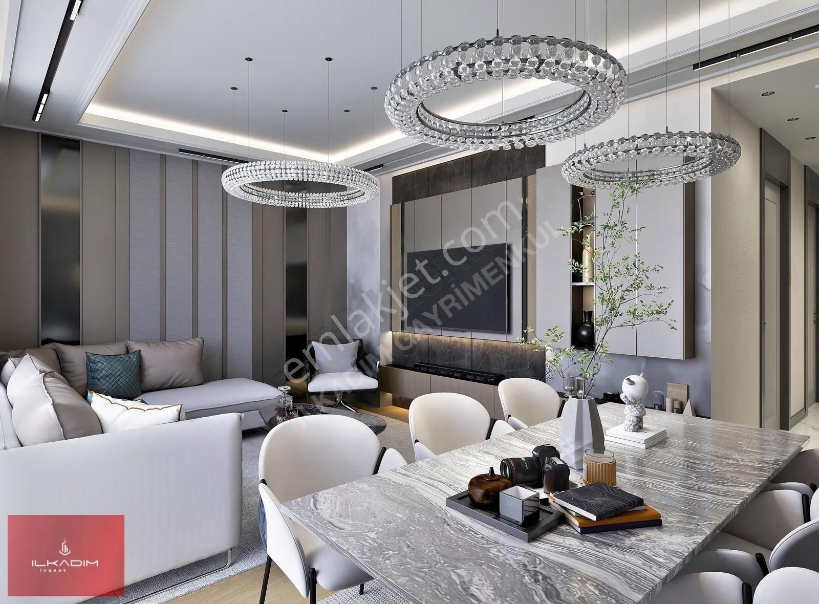 Çift Bloklu Sitede Yerden Isıtmalı Bağımsız Ada Mutfaklı 2+1 - Görsel 19