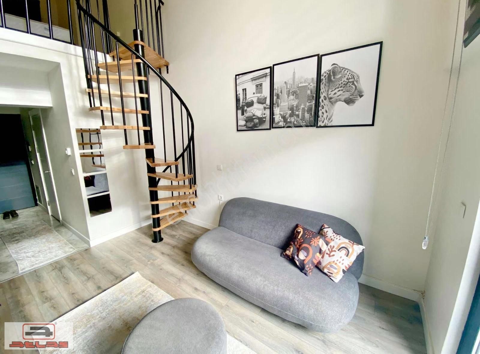 Atlas Emlak Hazır Kiracılı Satılık 1+1 Loft Lüks Eşyalı - Görsel 20