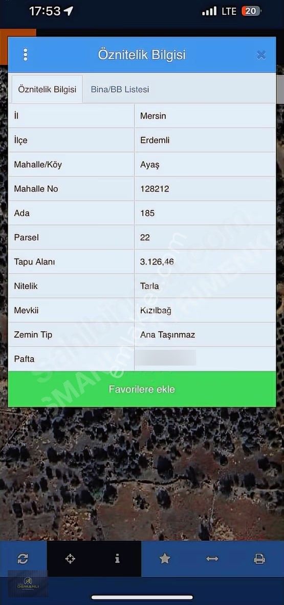 Erdemli Ayaş 3.126 M2 Satılık Arsa - Görsel 9