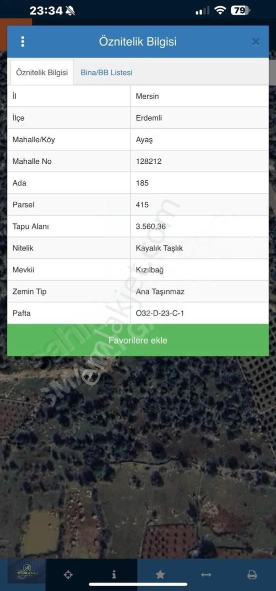 Erdemli Ayaş 3.126 M2 Satılık Arsa - Görsel 2