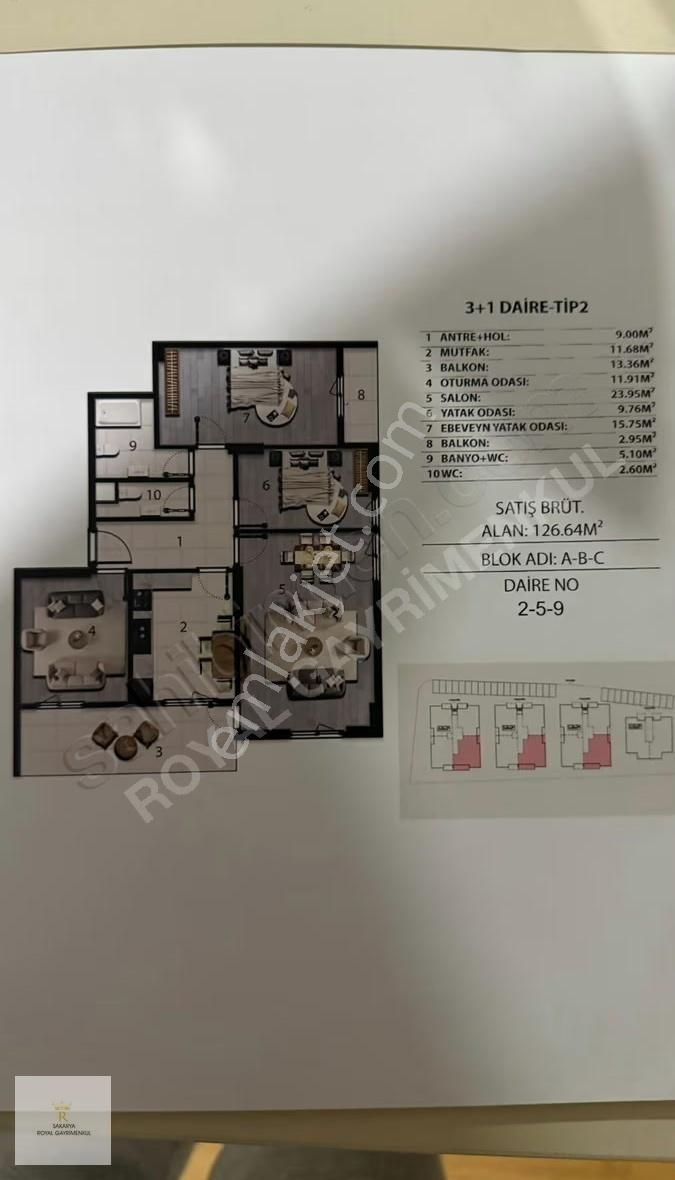 Royal Gayrimenkul'den Organize Sanayi Arkası 3+1kiralık Daire - Görsel 28