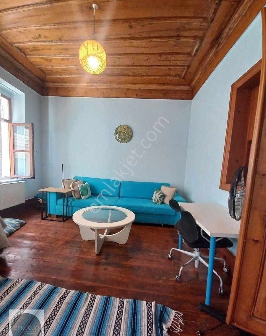 Erkutun'dan, Galata Kulesi Karşısı Serdar-ı Ekrem Sokak'ta Tarihi Asseo Han'da Cumbalı Satılık Konut - Görsel 16