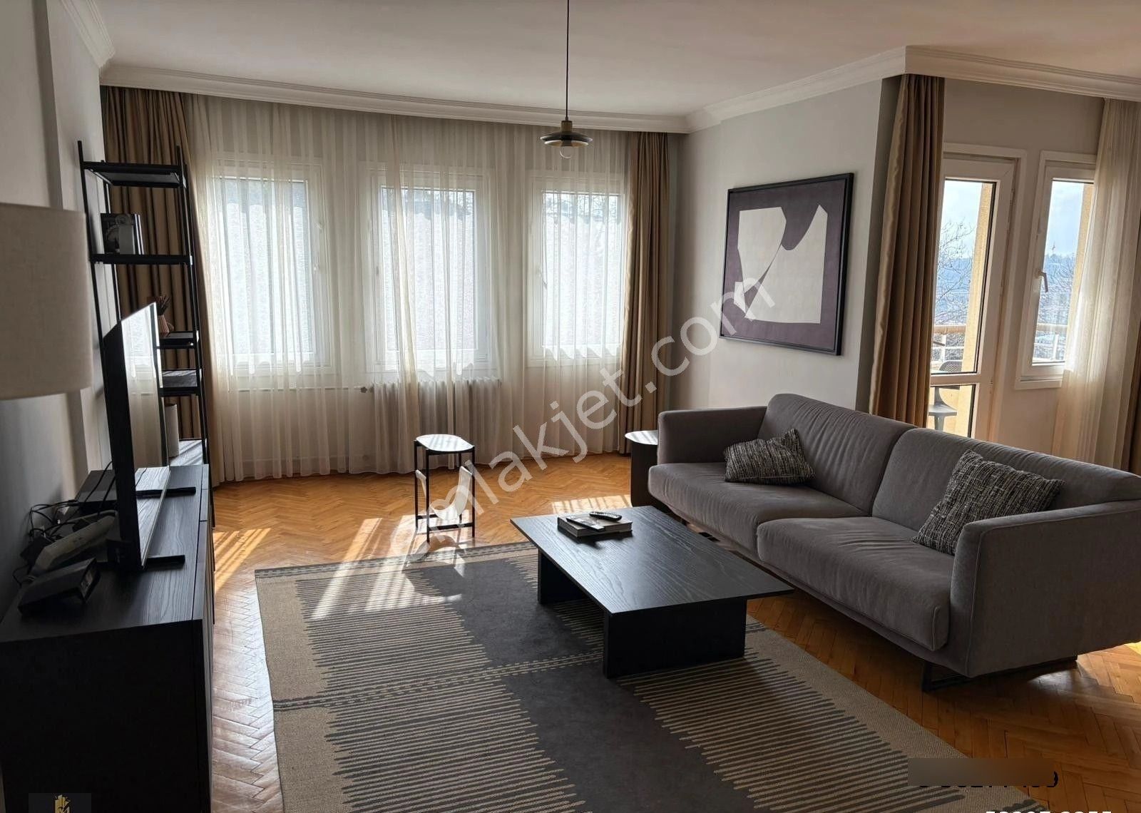 Ulus Noterler Sitesi'nde 3+1 Eşyalı Kiralık Daire - Görsel 13
