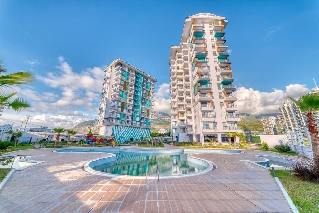 Alanya Mahmutlar’da Deniz & Manzaralı, Full Yerden Isıtmalı 1+1 Lüks Daire