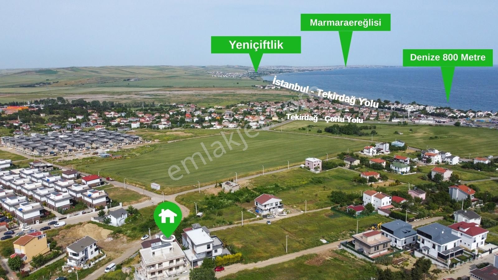Çorlu Yenice Satılık 4+1 Villa Fiyat 10 Gün Geçerli ! - Görsel 17