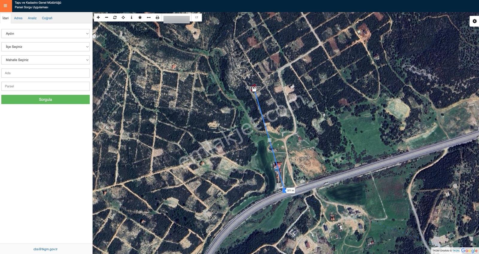 Aydın Didim Akyeniköy 300 M2 Satılık Arsa Yolu Mevcut - Görsel 10
